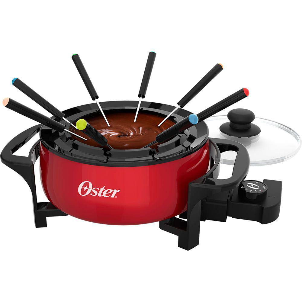 Kit Vinho e Panela Elétrica de Fondue Oster Red - 220V