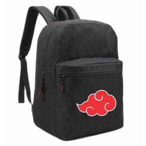 Bolsa + Colar Akatsuki Nuvem Vermelha Anime Naruto Com Zíper.