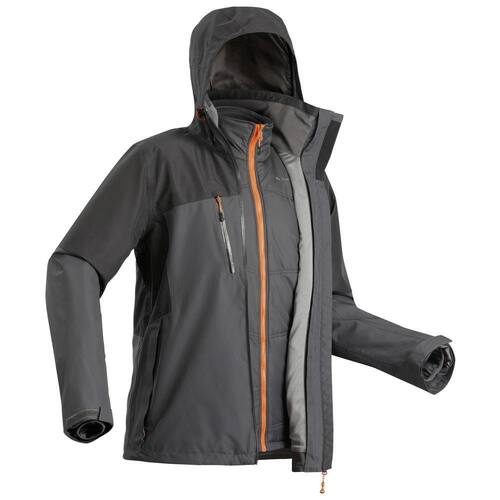 Menor preço em Jaqueta masculina de trekking Rainwarm500 3 em 1