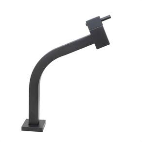 Torneira Link Quadrada 45°baixa De Cuba Mesa Inox Black 1197