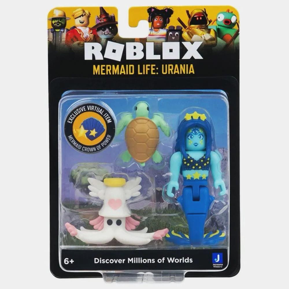 6 Bonecos Roblox Citizans of Roblox com 8 acessórios Jazwares