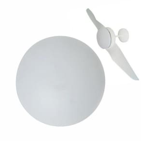 Globo Plástico Para Ventilador De Teto Aliseu Duo Double