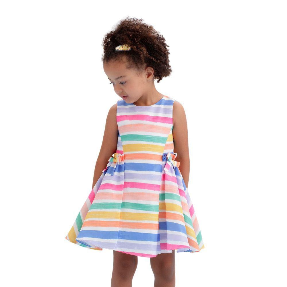 Vestido Fruta Cor Laço Infantil Mon Sucre Verão 178