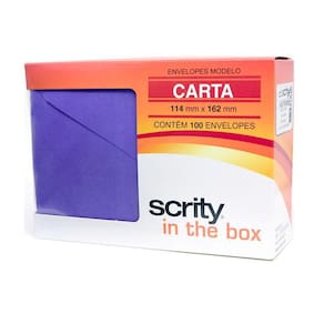 Envelope Color Plus Amsterdan 114x162mm 100 unid Scrity