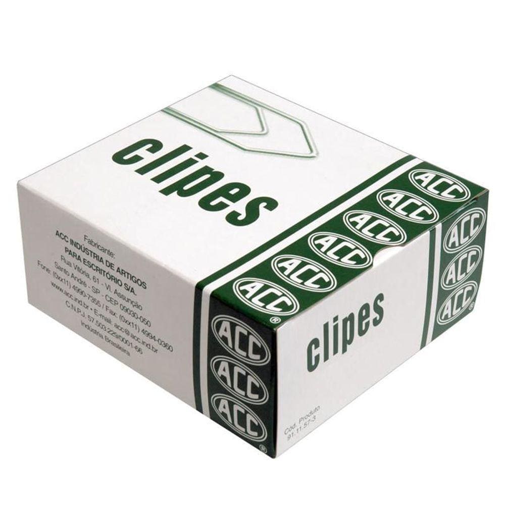 Clips galvanizado NR 2 com 500g ACC