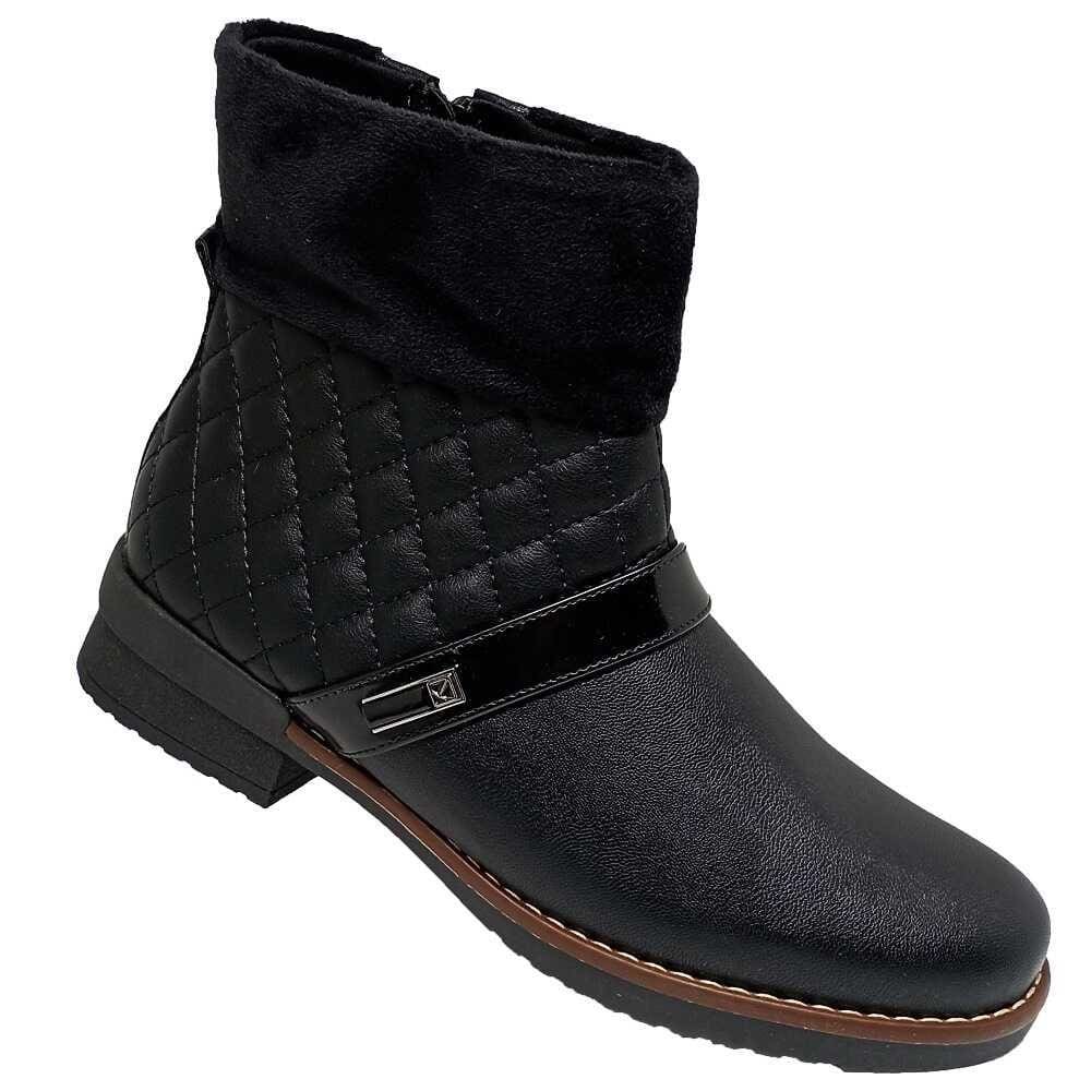 Coturno Piccadilly 734013 Feminino - Preto