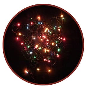 Pisca Pisca Arroz Colorido Natal 8 Funções 100 Lâmpadas 220V