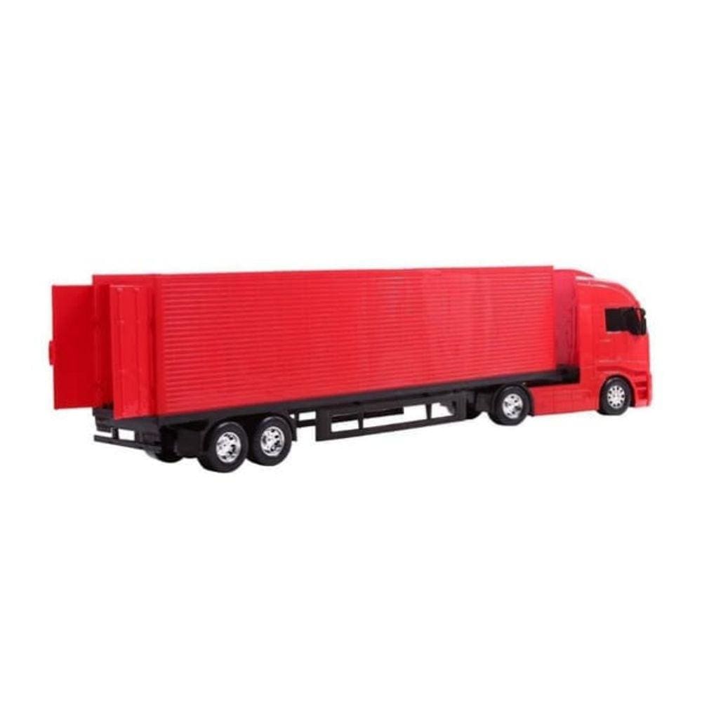 Caminhão Carreta Diamond Truck Baú - 67cm - Roma Brinquedo