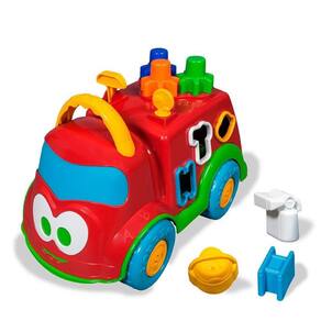 CAMINHÃO DE BRINQUEDO COMBOIO BOMBEIRO COM ACESSORIOS - CAMINHÃO DE  BRINQUEDO COMBOIO BOMBEIRO COM ACESSORIOS - TODOS