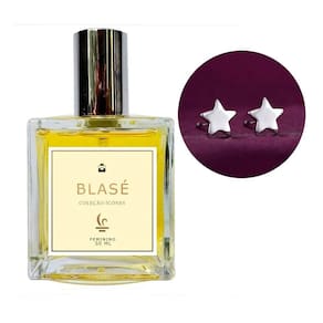 Perfume Feminino Blasé + Brinco Prata Estrela