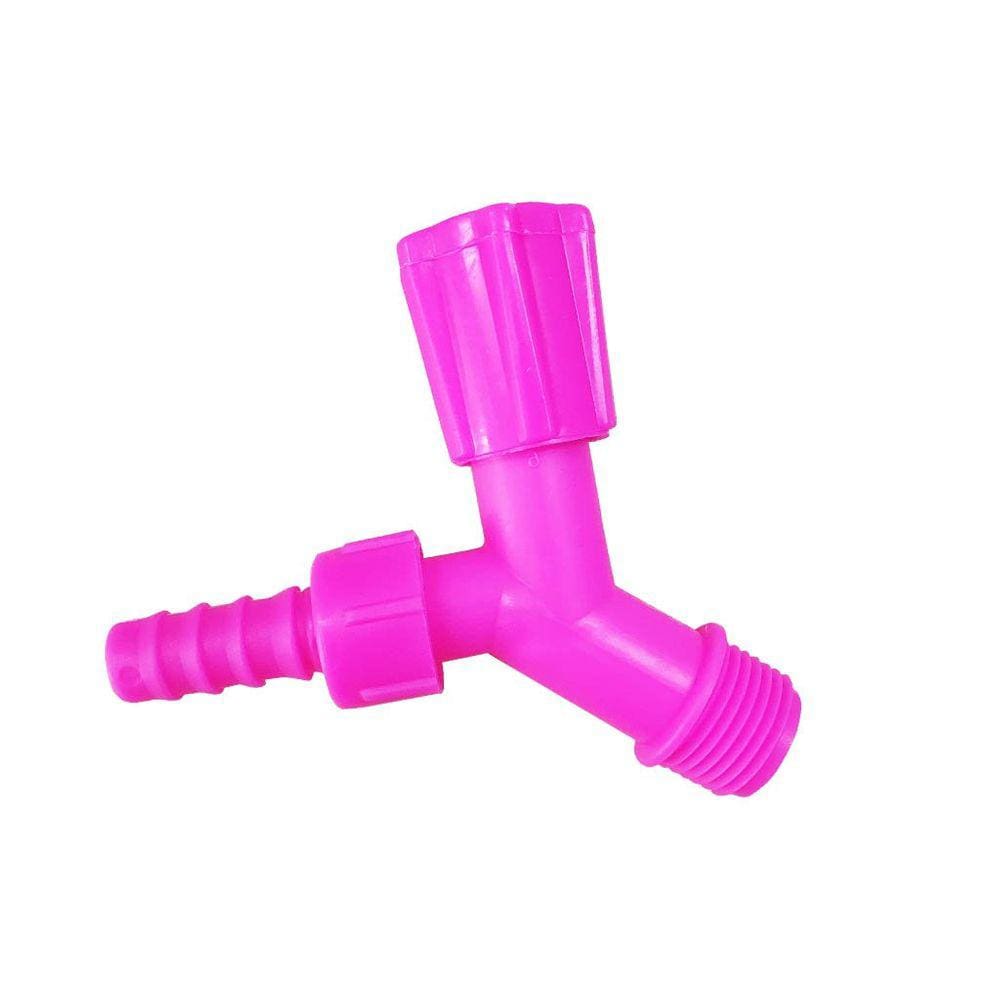 Torneira para Jardim com Redução 1/2” x 3/4” - 9 cm Rosa