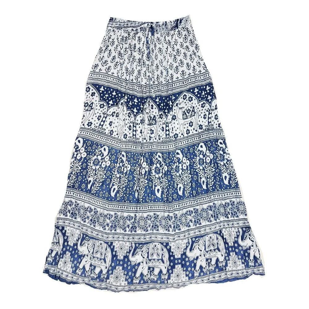 Saia Indiana Maia Longa P M G e GG Várias Cores e Estampas