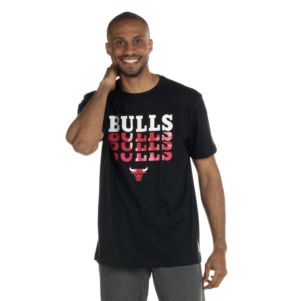 Camiseta Chicago Bulls NBA Manga Curta N092A - Masculina