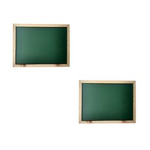 Kit com 2 Quadros Negros Lousa Verde 40x60cm