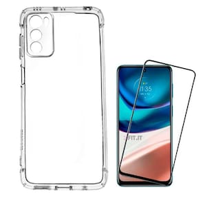 Capa Anti Impacto Compatível com Motorola Moto G42 + Película de Vidro 3D