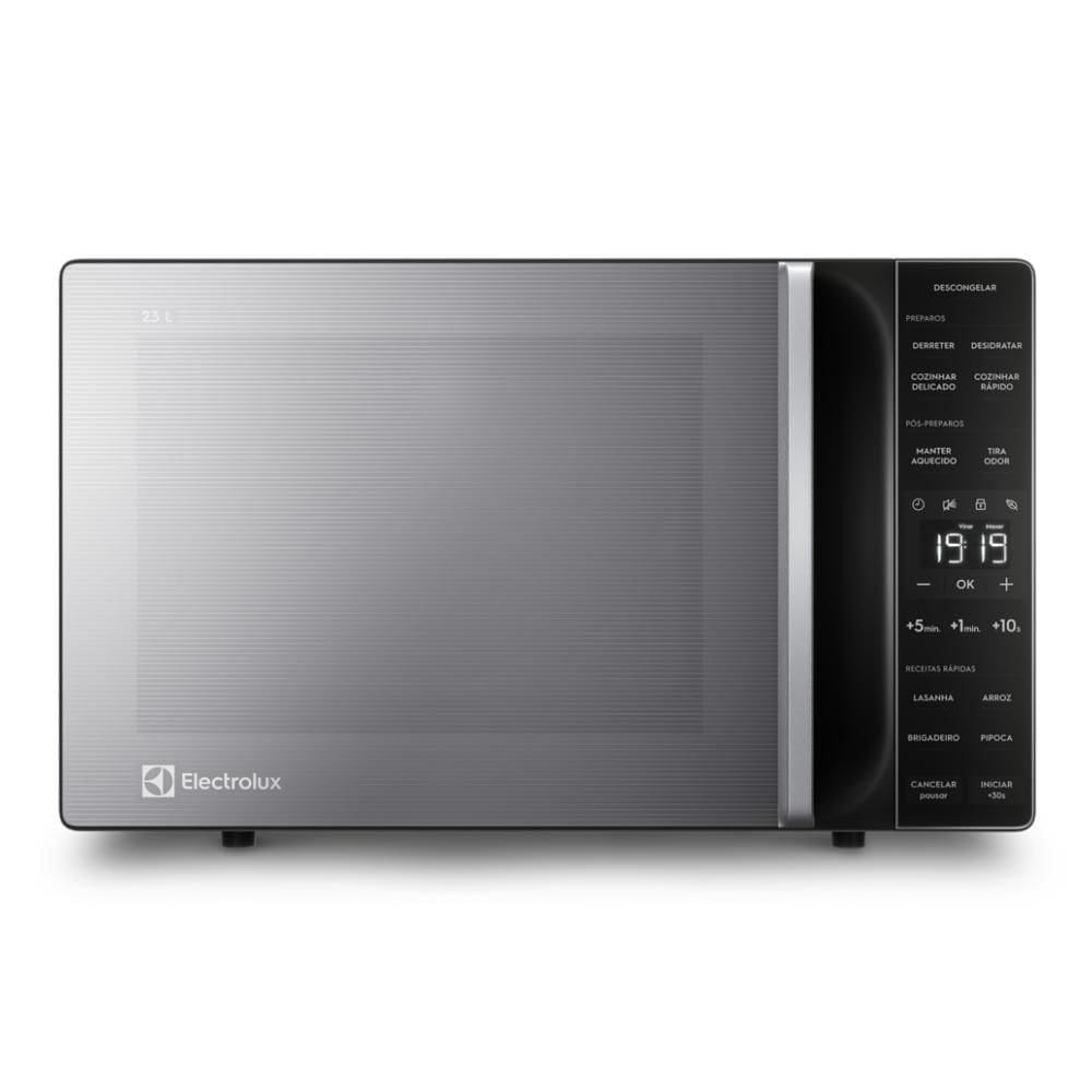 Micro-ondas Electrolux 23L cor Inox Efficient com função Manter Aquecido e Desidratar (ME23S)