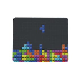 Mouse Pad Criativo Retangular 22X18 Game Retrô Blocos
