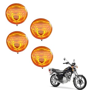 Jogo 4 Lente Pisca Seta Laranja Intruder 125