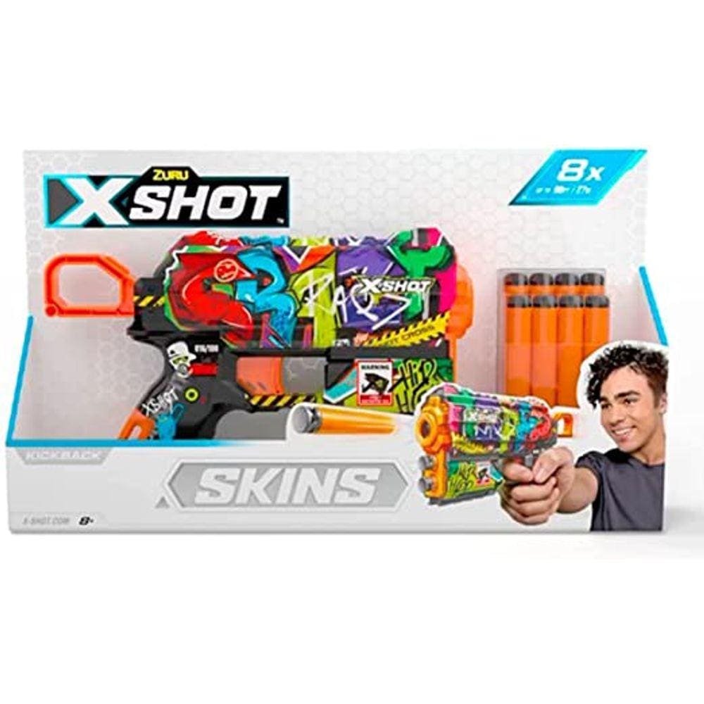 X-Shot - Skin - Flux - 8 Dardos