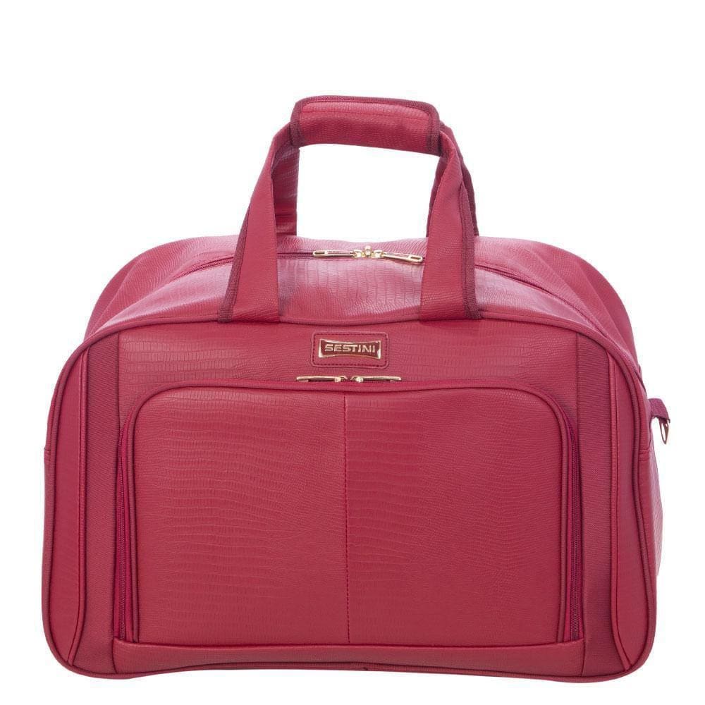 Sacola Média Croco 4T - Vinho