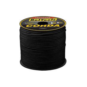 Corda Seda Preta Carretel 8mm 220 metros Beltools