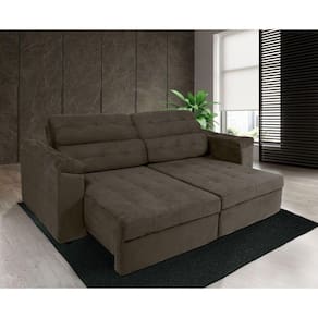 Sofa retratil e reclinavel 2 80 | Casas Bahia