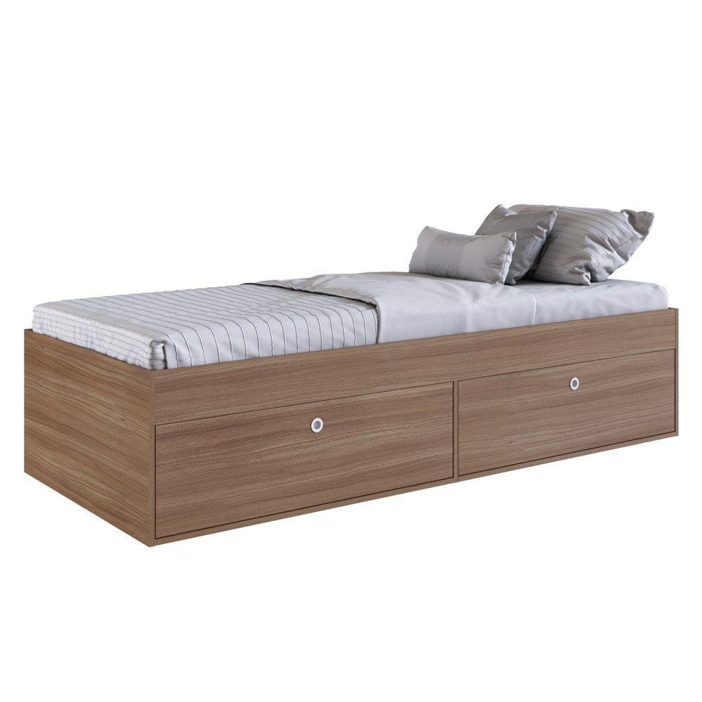 Cama de Solteiro 80cm Com 4 Portas Tókio A05 Montana - Mpozenato