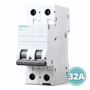 Disjuntor 5Sl12327mb Bipolar 2P Curva C 32A Siemens