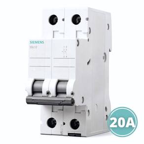 Disjuntor 5Sl12207mb Bipolar 2P Curva C 20A Siemens
