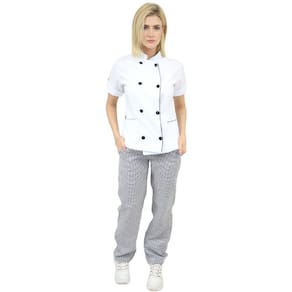 Calça Pied Poule Feminina