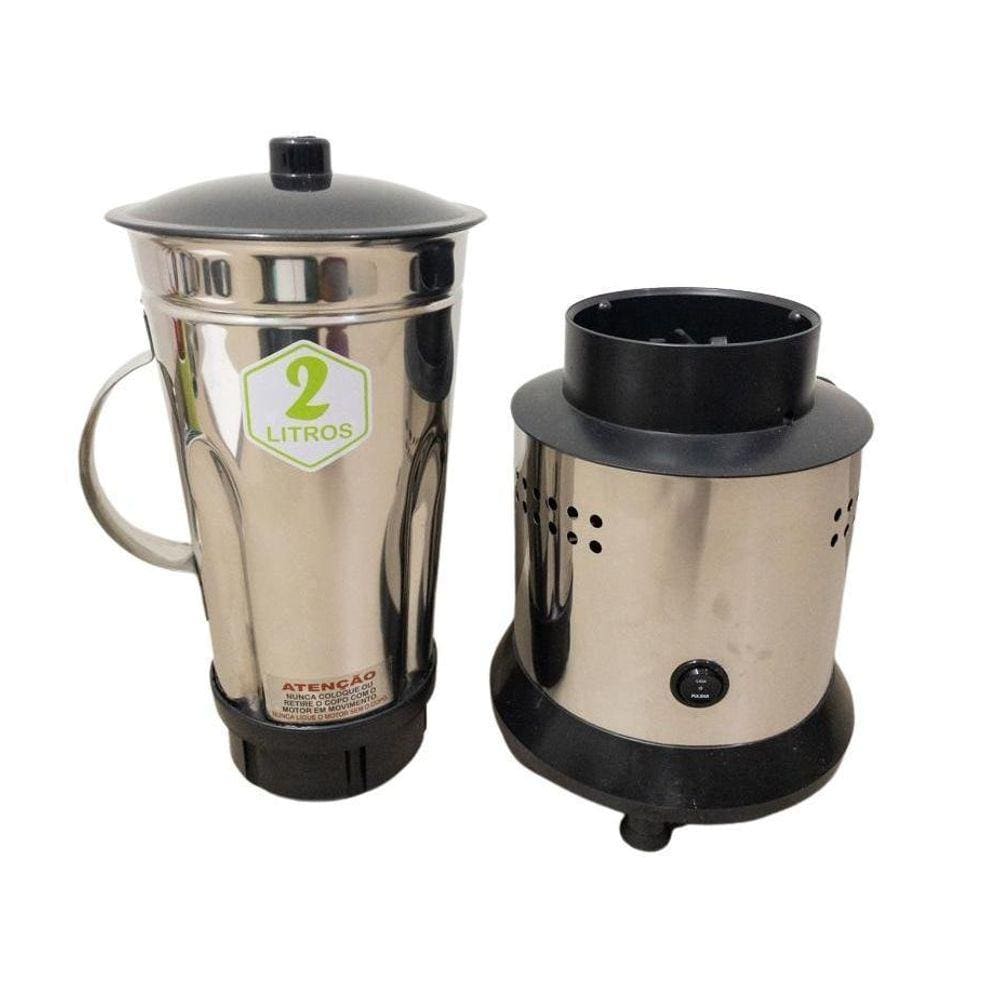 Liquidificador Industrial 2 Litros Alta Rotação Inox 127V