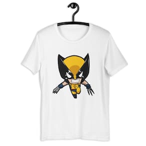 Camiseta Camisa Infantil Unissex - Wolverine Marvel Hero