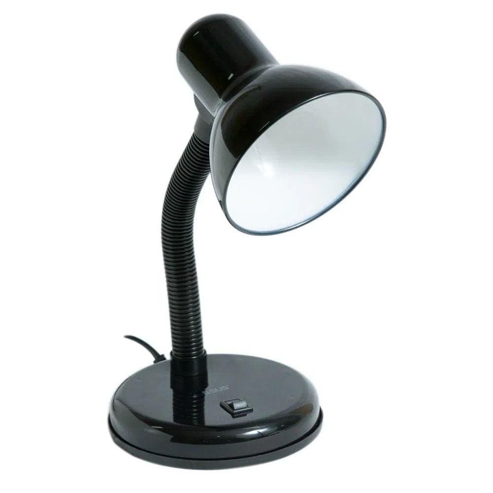 Luminaria de Mesa Abajur Articulavel Escritorio Copa Flexivel Trabalho Sala Iluminaçao Leitura Luz Estudos