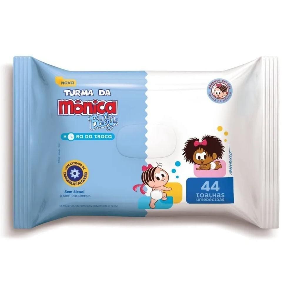 Lenco Umedecido Turma da Monica Pct C/44UN 20465-0