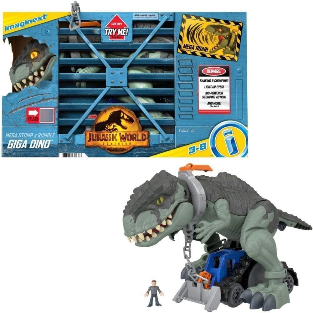 Comprar Jurassic World dinossauro T-Rex ataca e devora de Mattel