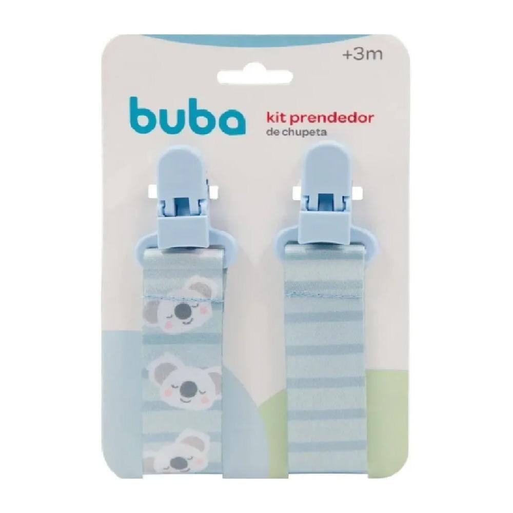 Prendedor De Chupeta 2Und Coala Azul Buba