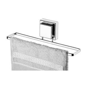 Suporte Porta Toalha Toalheiro 25cm Ventosa Parede Banheiro Cromado - 8053 Future