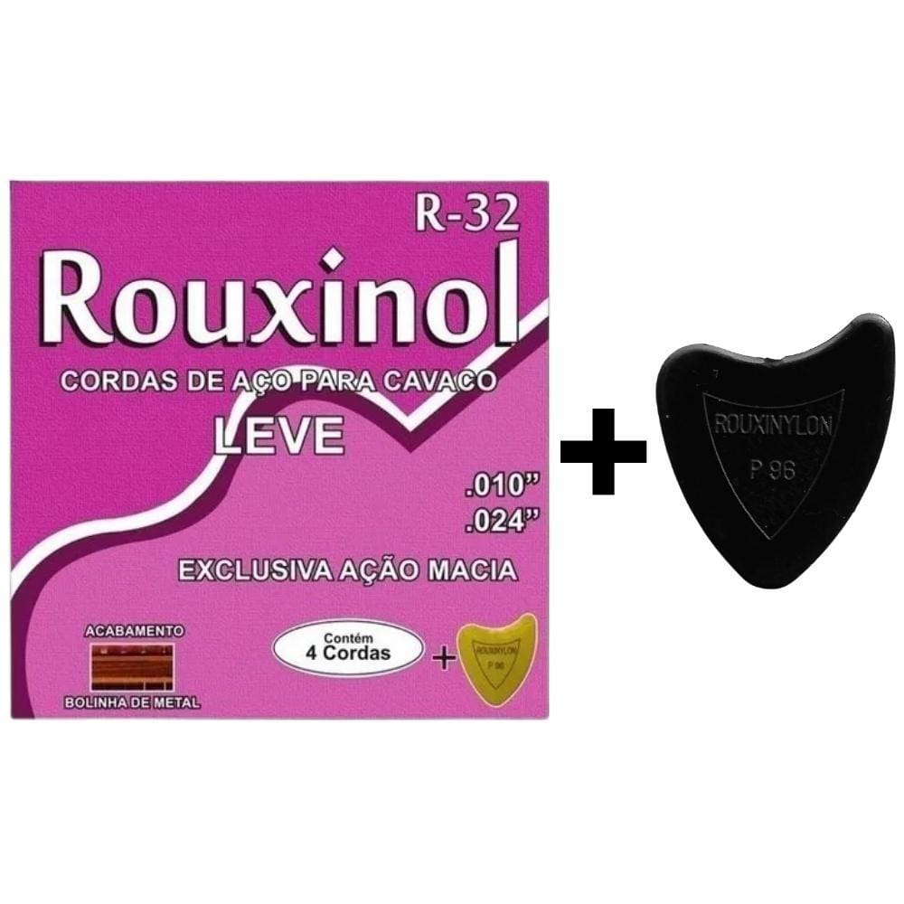 Encordoamento Corda De Cavaco Cavaquinho Rouxinol R-32 Leve