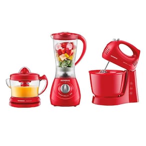 Conjunto Especial Mondial  Batedeira , Extrator e Liquidificador KT-201-R 127V