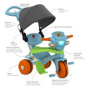 Triciclo Motinha Infantil com Capota Azul Passeio e Pedal Bel, Magalu  Empresas