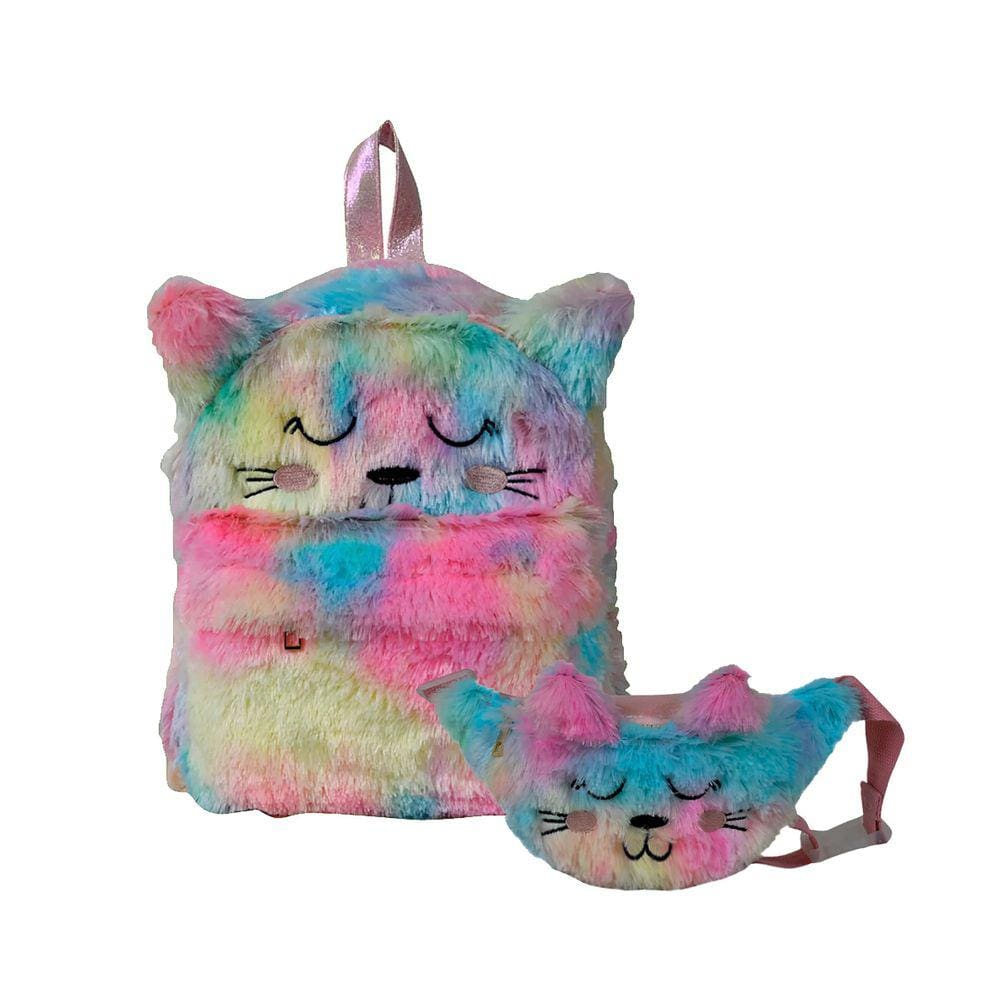 Mochila E Pochete Infantil Cat Lili July