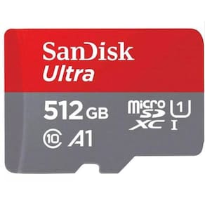Cartão Memória Sandisk 512Gb Ultra Microsdxc Uhs-I Adaptador