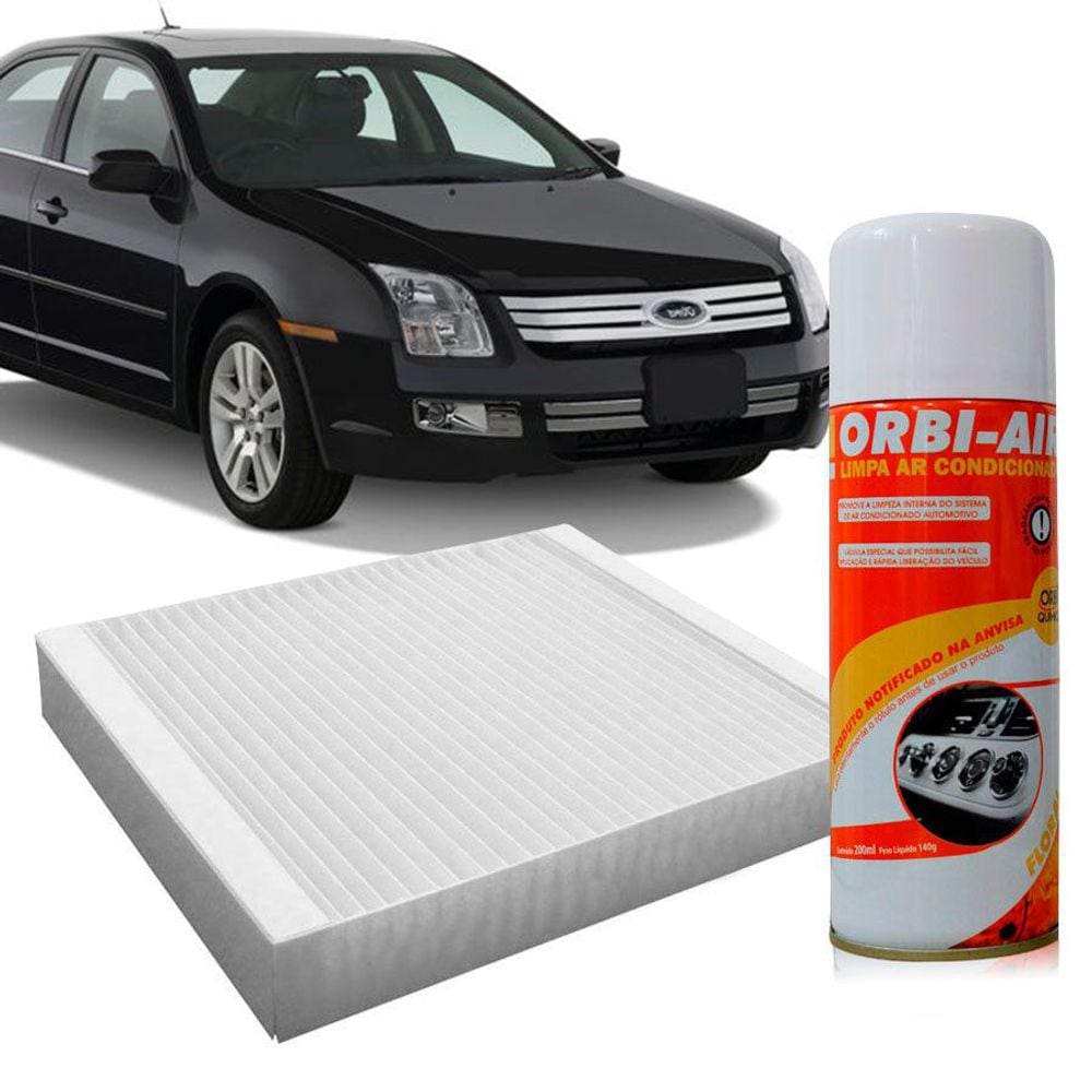 Filtro do Ar Condicionado Cabine Ford Fusion 2009 a 2012 + Higienizador