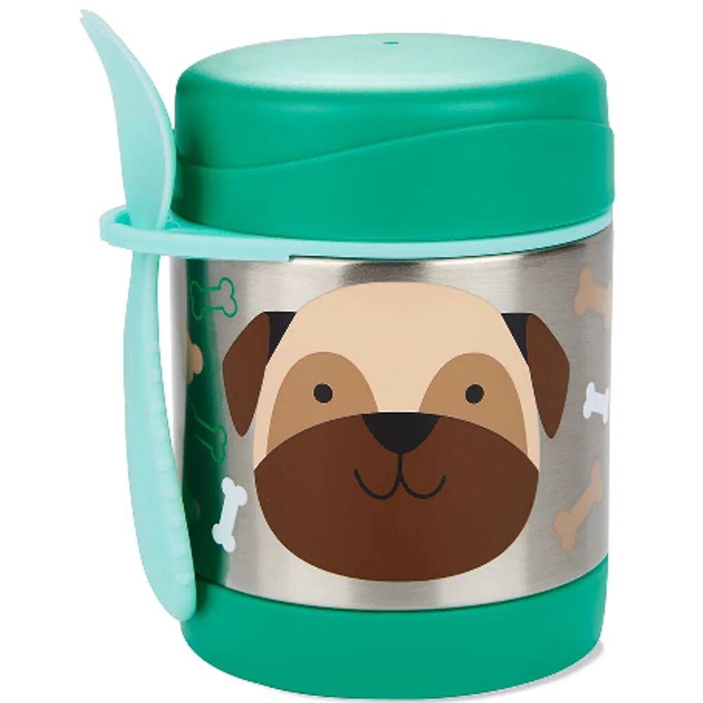 Pote Térmico Com Talher Zoo Cachorro Pug Skip Hop