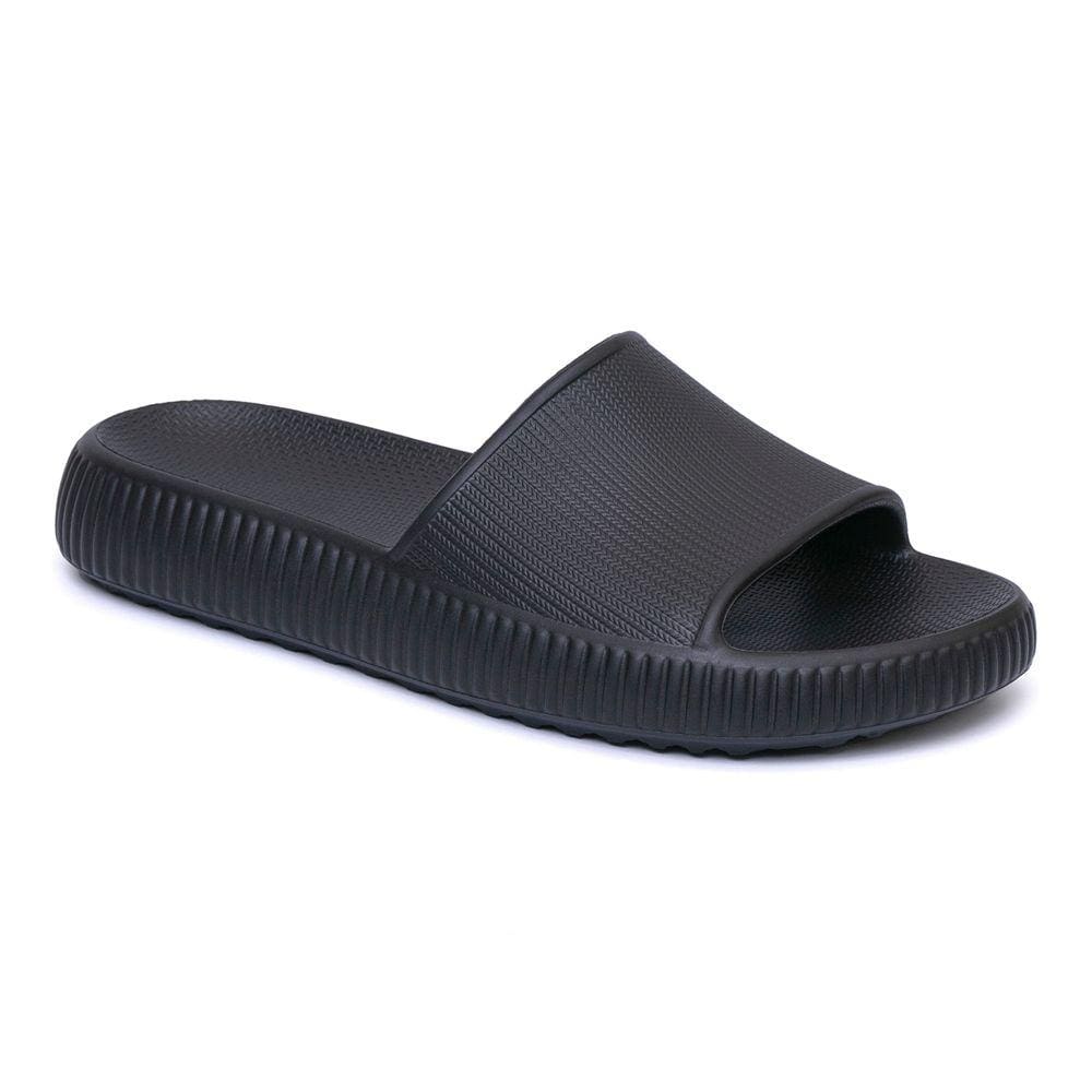 Chinelo Nuvem Feminino Ortopedico Ergonometrico Slide Preto