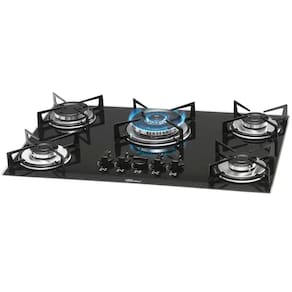 Cooktop a Gás 5 bocas Tripla Vidro Fischer