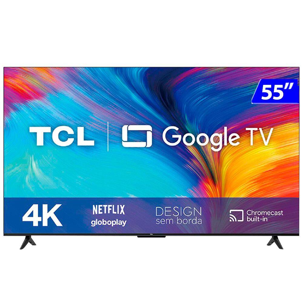 Smart TV LED 50 TCL P615 4K UHD HDR com Wifi e Bluetooth, 3 HDMI