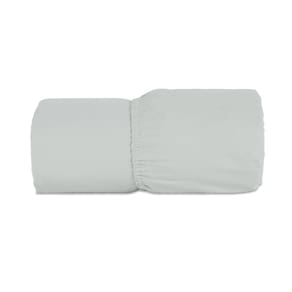 Lençol King Size Avulso C/ Elástico 100% Algodão 200 Fios Cinza