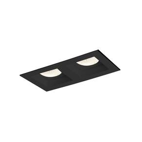Spot de Embutir Newline Flat para 2 Lâmpadas AR70 GU10 Bivolt Preto