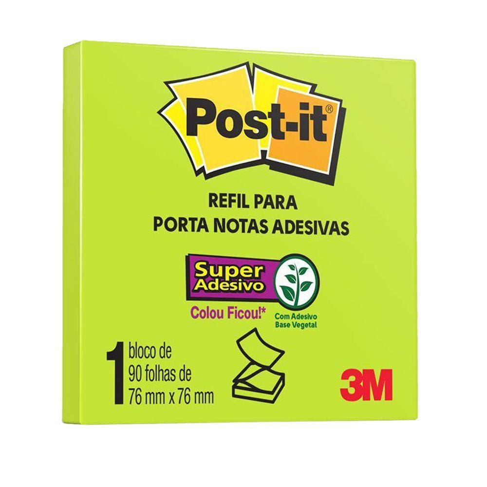 Bloco adesivo 76x76 90 fls POST-IT 3M